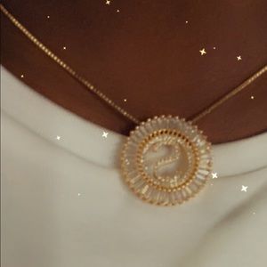 Initial Diamond Necklaces